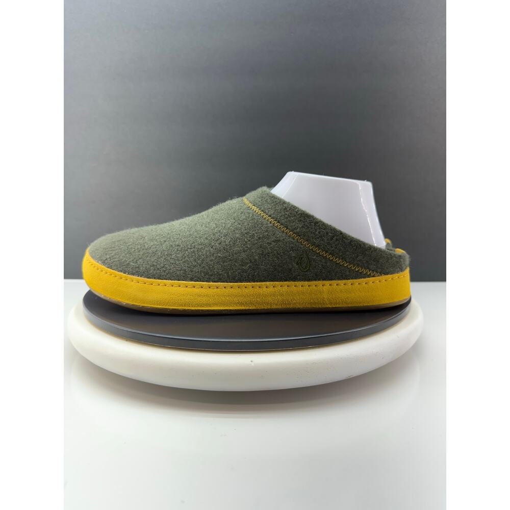 OluKai Hāmani Hulu Wool Mule Mens 10 Slip‎ On Slippers Green Casual Shoes NEW